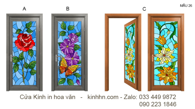 Mẫu cánh cửa 3D